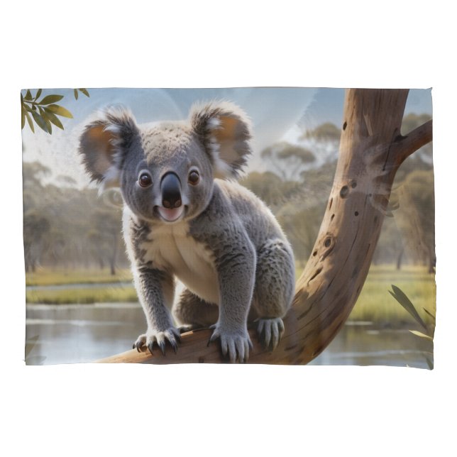 Young Koala por um lago (Frente)