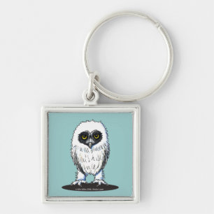 Young Spectacled Owl Chaveiro