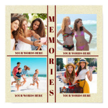 YOUR PHOTO MEMORIES POSTER EASY TO FILL