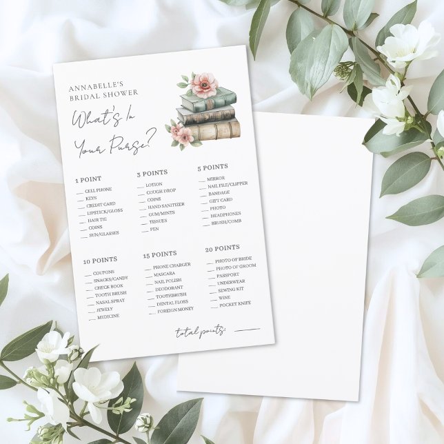 Your Purse Bridal Shower Game (Your Purse Bridal Shower Game)