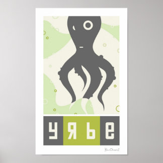 Yrbe - Poster de Animais Inspirados Russos
