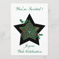 Yule - Convite Joyous Yule