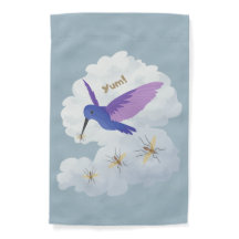 "Yum!" Diz beija-flor jantando sobre mosquitos.