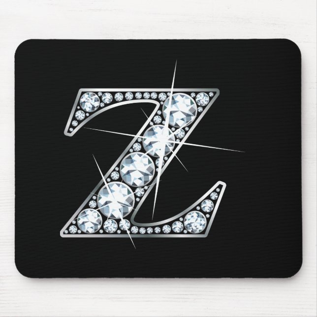 "Z" Diamond Bling Mousepad (Frente)