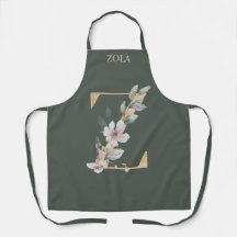 Z Monograma Floral Personalizado