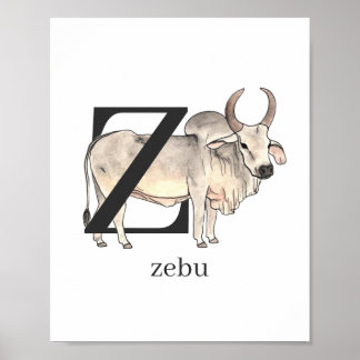 Z para Zebu Poster