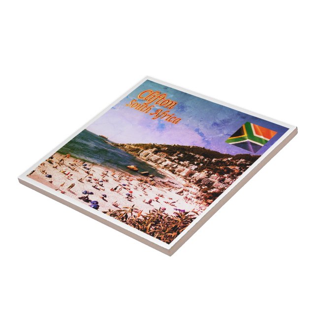 ZA009 CLIFTON, Panorama, África do Sul, (Lateral)