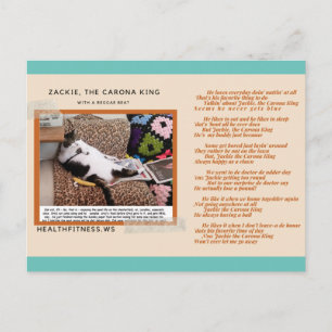 Zackie O Rei Corona - Cartões Divertidos "Mantenha