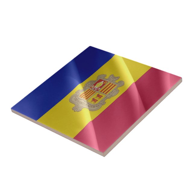 zAD001 Waving FLAG Andorra (Lateral)