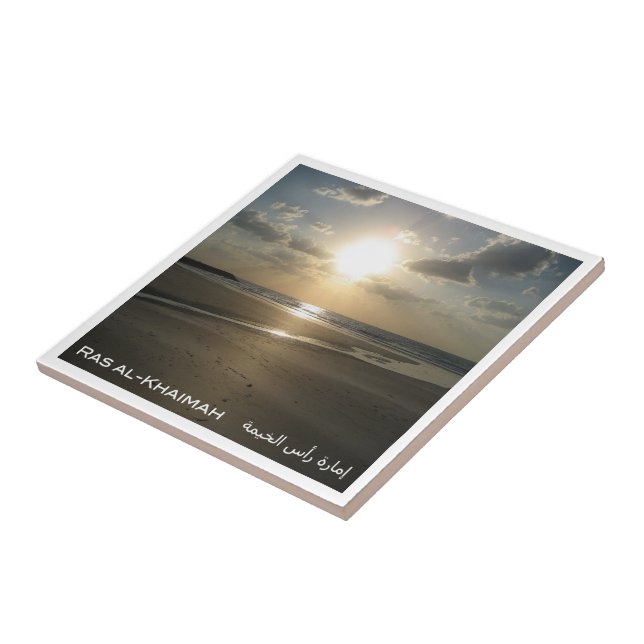 zAE025 RAS AL-KHAIMAH Beach, EAU, Ásia, (Lateral)