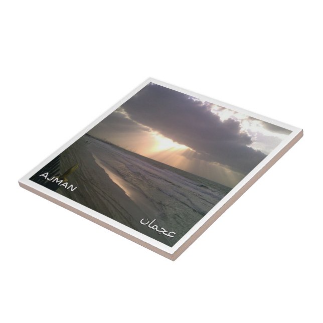 zAE052 AJMAN Beach, Emirados Árabes Unidos (Lateral)