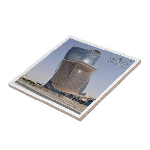 zAE057 CAPITAL GATE Abu Dhabi, EAU, Ásia