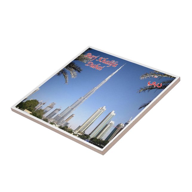 zAE076 DUBAI BURI KHALIFA, Médio Oriente, (Lateral)