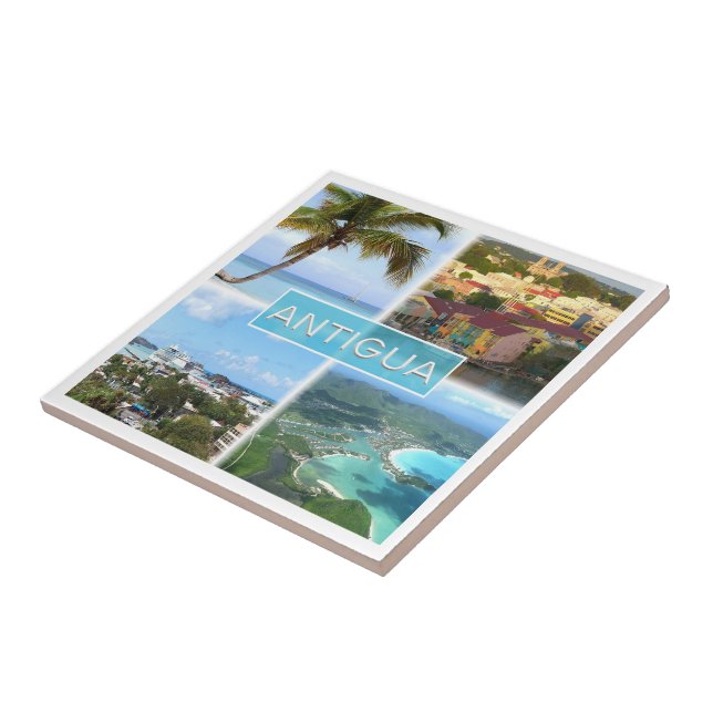 zAG003 ANTIGUA, Antígua Mosaica e Barbuda, (Lateral)