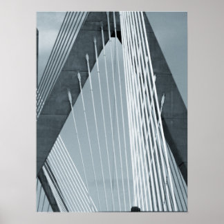 Zakim Bridge Poster de Boston