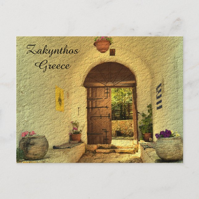 Zakynthos, cartão postal de Grécia (Frente)