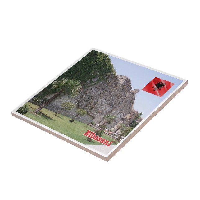 zAL009 ELBASAN Castle Albânia, (Lateral)