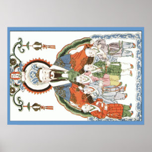 Zao Jun - cozinha chinesa deus poster