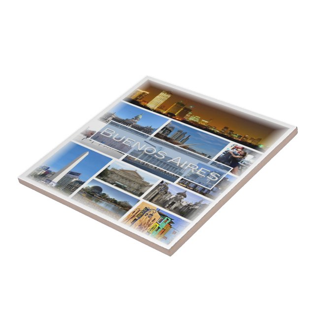 zAR006 BUENOS AIRES, Mosaico, Argentina, (Lateral)