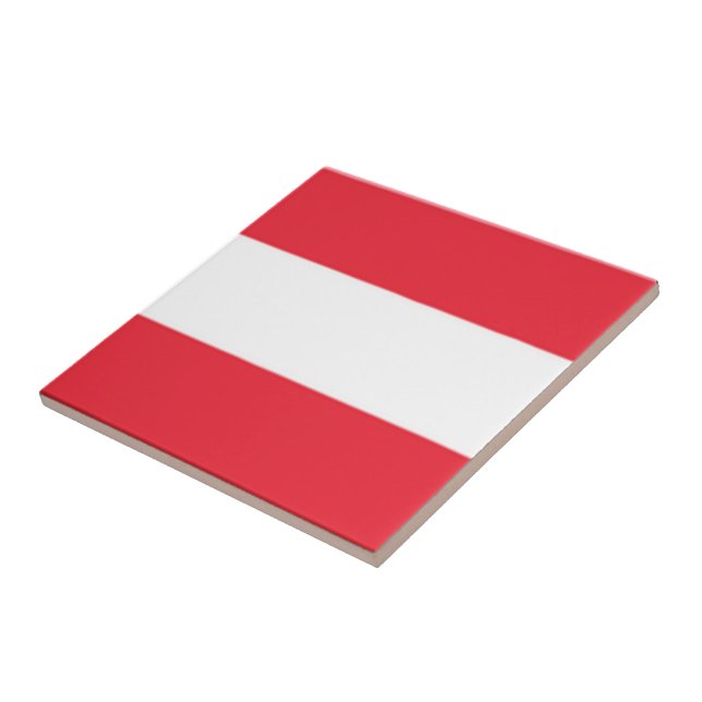 zAT001 AUSTRIAN FLAG, Áustria (Lateral)