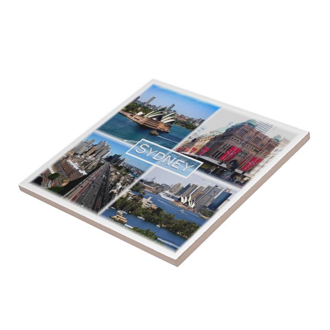 zAU008 SYDNEY, Mosaico, Austrália, Oceânia, (Lateral)