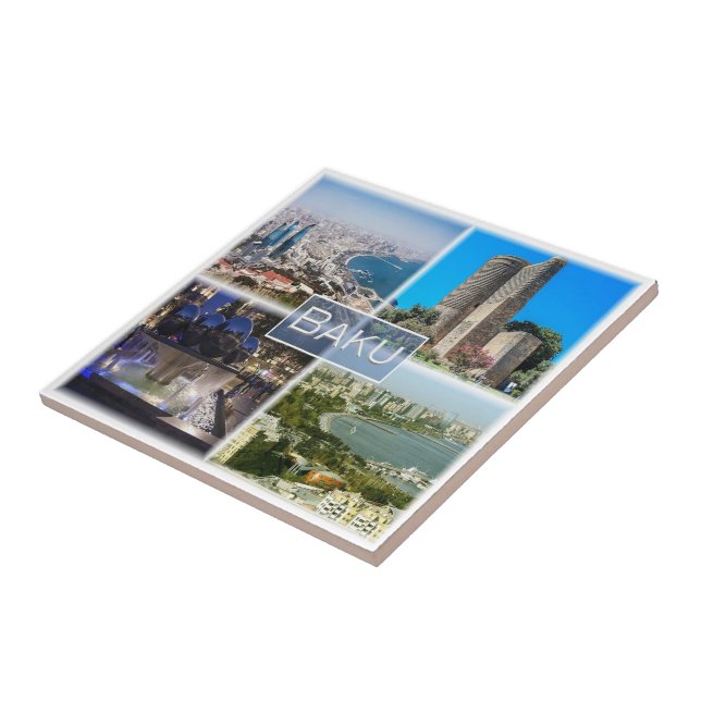 zAZ004 BAKU, Azerbaijão, Ásia, (Lateral)