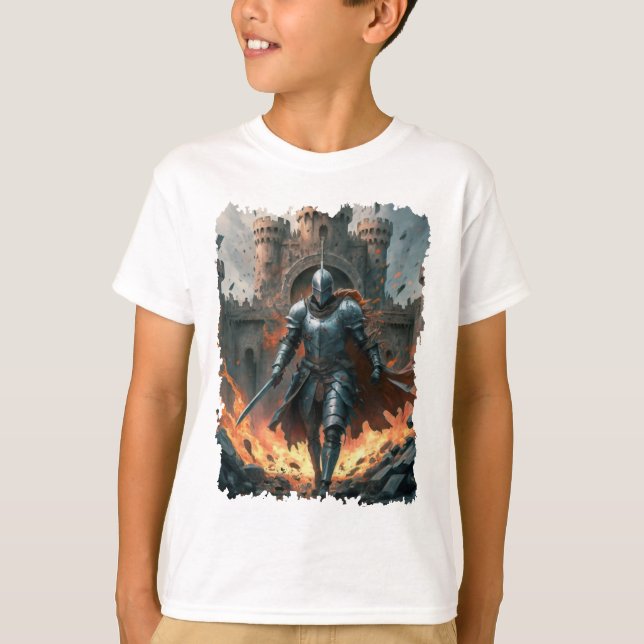 ZAZZLE: Comprar Designs de Camisa T do Guerreiro O (Frente)