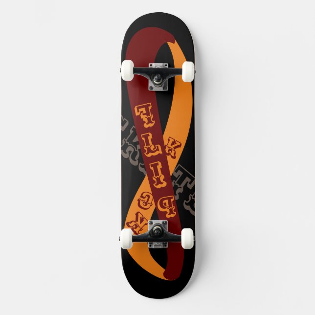 Zazzle Fonts somente skate (Frente)
