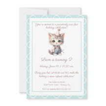 Zazzle meow-nificente Convite de aniversário