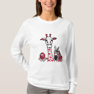 ZB- camisa do animal do dia dos namorados
