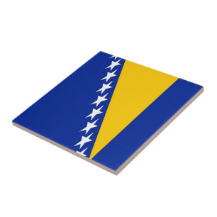 zBA001 BÓSNIAN FLAG, Bósnia e Herzegovina,