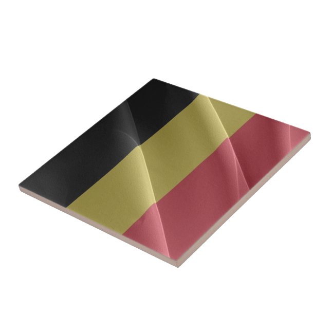 zBE002 BELGIAN acenando FLAG Bélgica, (Lateral)