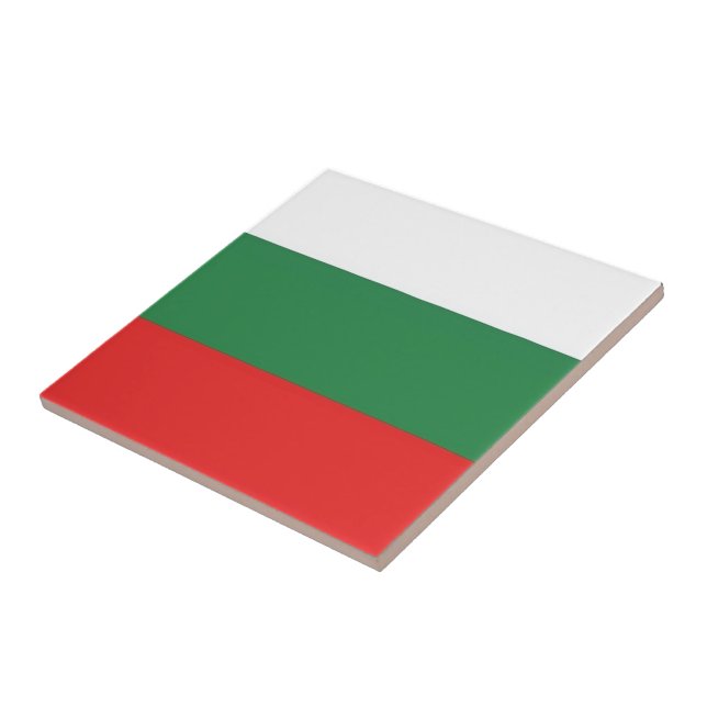 zBG001 BULGARIAN FLAG, Bulgária (Lateral)