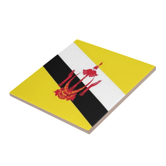 zBN001 Bruneian FLAG Brunei (Lateral)