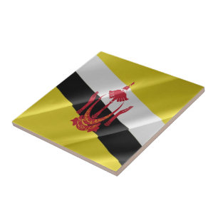zBN002 Bruneian acenando FLAG Brunei