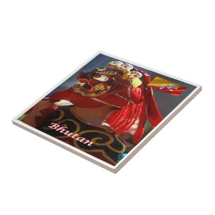 zBT003 MASKED DANCE, Butão, Ásia