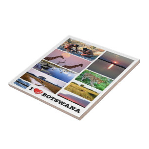 zBW003 BOTSWANA I AMOR, Mosaico, África,