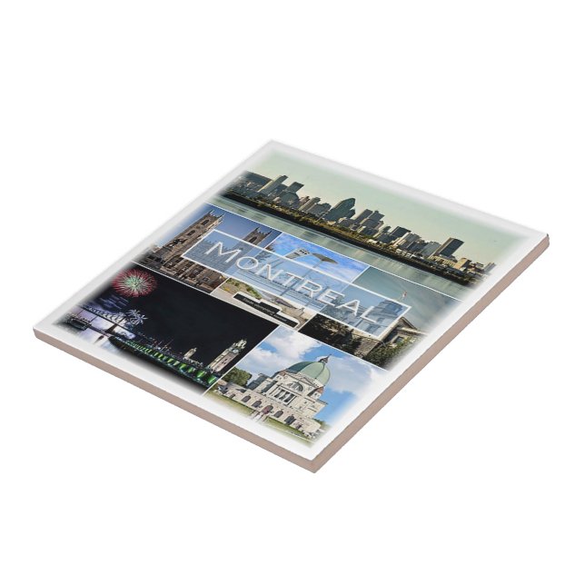 zCA010 MONTREAL, Mosaico, Canadá, América, (Lateral)