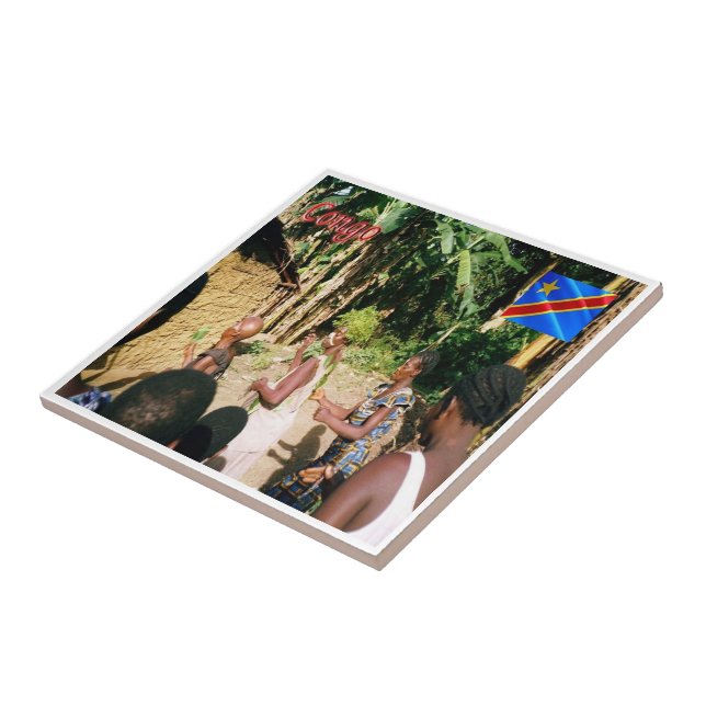 zCD007 CONGO, África, (Lateral)