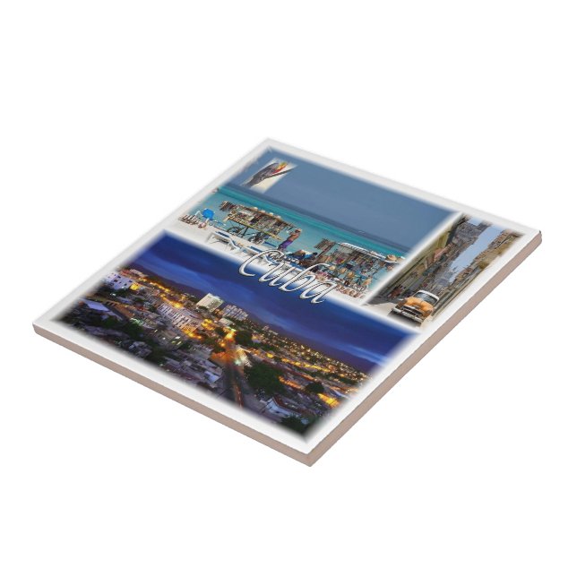 zCU006 CUBA, Mosaico, América, (Lateral)