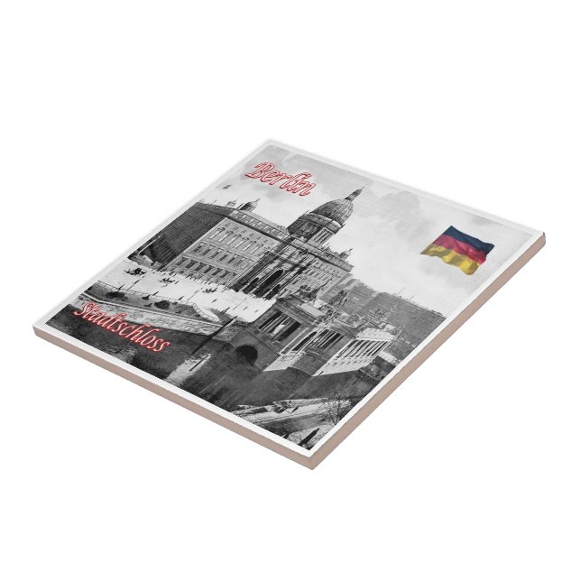 zDE071 cidade de BERLIM ​ Palace Alemanha, (Lateral)