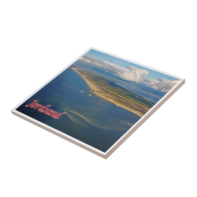 zDK007 JORDSAND Ilhas Frísias Dinamarca, (Lateral)