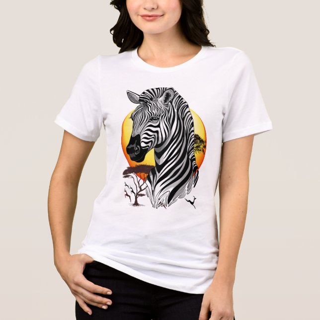 Zebra African Savanna Wild Animal (Frente)