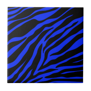 zebra azul