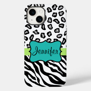Zebra Cheetah Leopard Skin Black White Teto