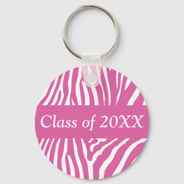 Zebra - Classe Personalizada De Chaveiro (Frente)