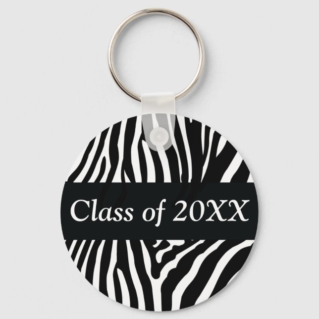 Zebra - Classe Personalizada De Chaveiro (Frente)