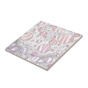 Zebra de Bolinhas Rosa e Branco