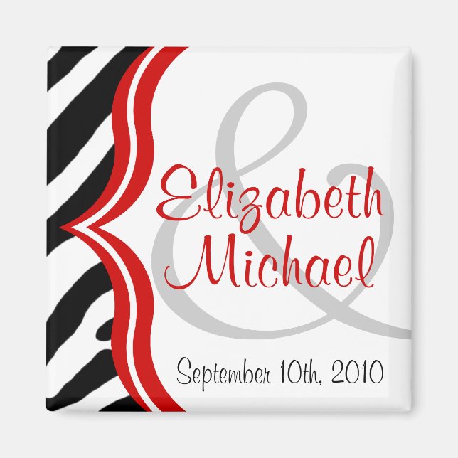 Zebra e Imã salve a data vermelha (Frente)