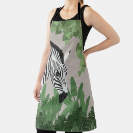 Zebra entre Folhas